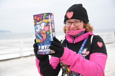 34 Finał WOŚP w Sopocie. Sopot. Nz Magdalena Czarzyńska-Jachim...