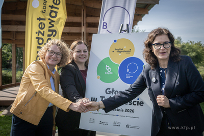 Wspólna konferencja prasowa prezydentek Gdańska,...