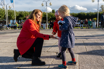 Sopot. Skwer Kuracyjny. Sopocianie świetują 125 lecie...
