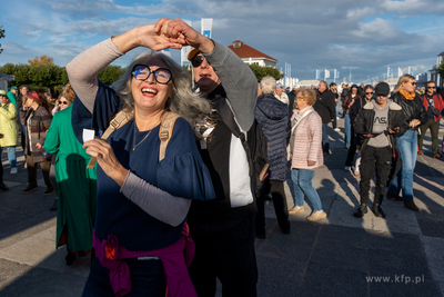 Sopot. Skwer Kuracyjny. Sopocianie świetują 125 lecie...