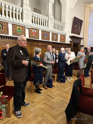 Urząd Miasta Sopotu. Uroczystość wręczenie medali...