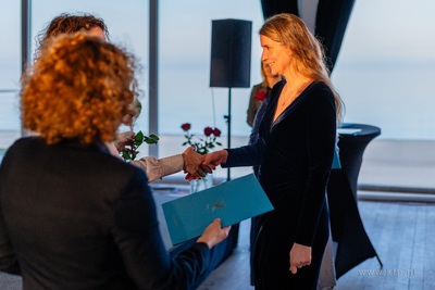 Sopot.  Mamuszki 14.  Prezydent Sopotu Magdalena Czarzyńska-Jachim...