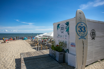 Wejscie na plażę nr 32A i 33  w Sopocie.
01.08.2022
fot....