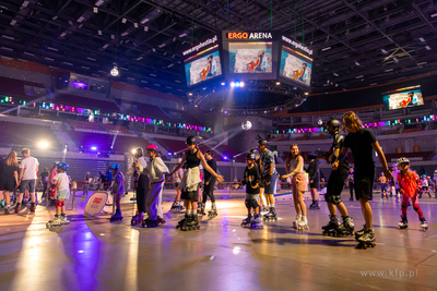 Sopot/Gdańsk Ergo Arena. Rolkowisko w Ergoarenie....