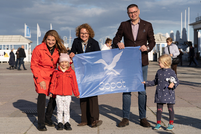 Sopot. Skwer Kuracyjny. Sopocianie świetują 125 lecie...